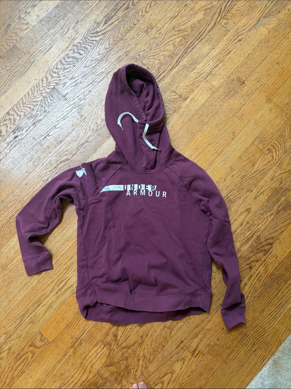 Under Armour Maroon/Burgundy Hooded Pullover
